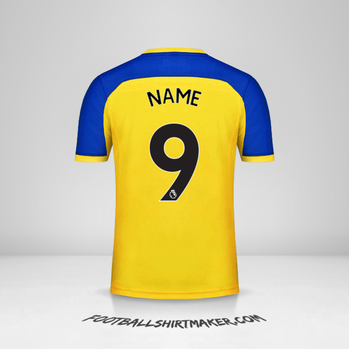 Trikot Southampton FC 2018/19 Auswärts -  name - 9
