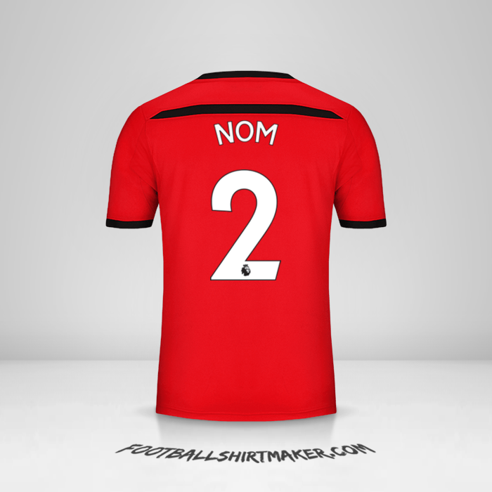 Maillot Southampton FC 2018/19 -  nom - 2