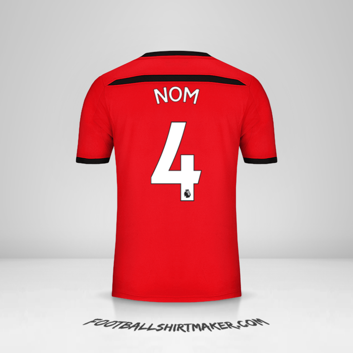 Maillot Southampton FC 2018/19 -  nom - 4