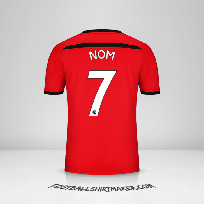 Maillot Southampton FC 2018/19 -  nom - 7