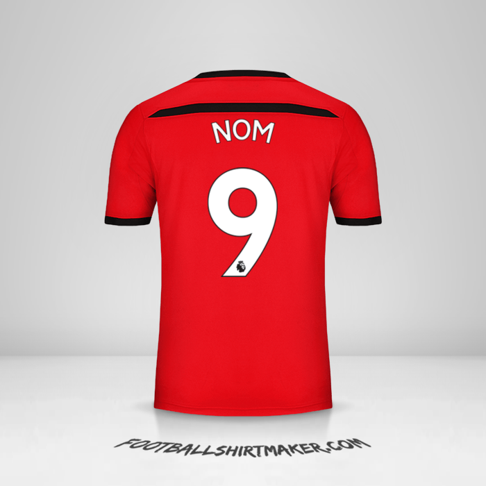 Maillot Southampton FC 2018/19 -  nom - 9