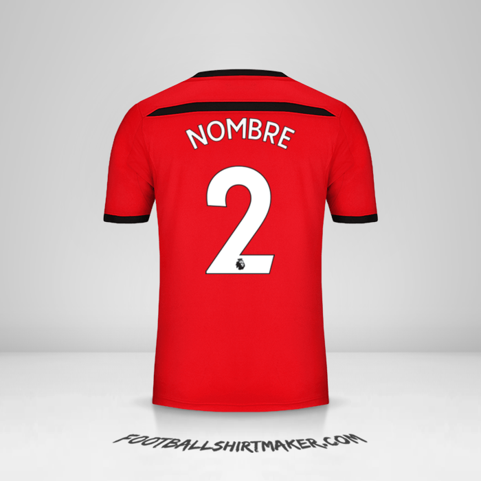 Camiseta Southampton FC 2018/19 -  nombre - 2