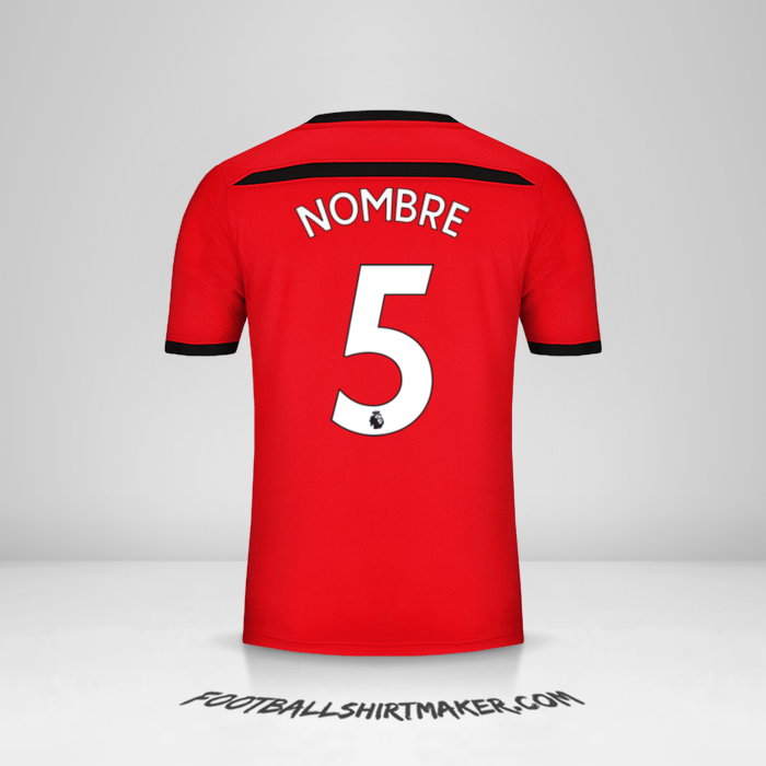 Jersey Southampton FC 2018/19 -  nombre - 5