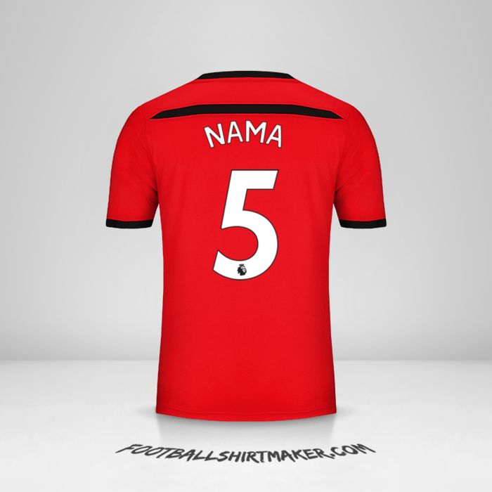 Jersey Southampton FC 2018/19 -  nama - 5