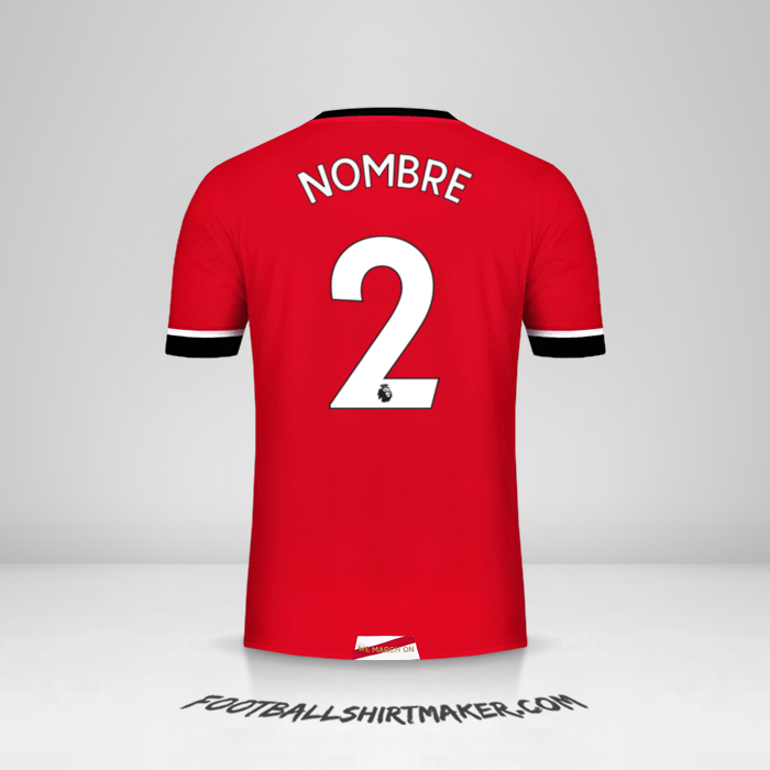 Jersey Southampton FC 2020/21 -  nombre - 2