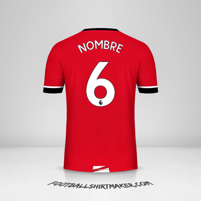 Jersey Southampton FC 2020/21 -  nombre - 6