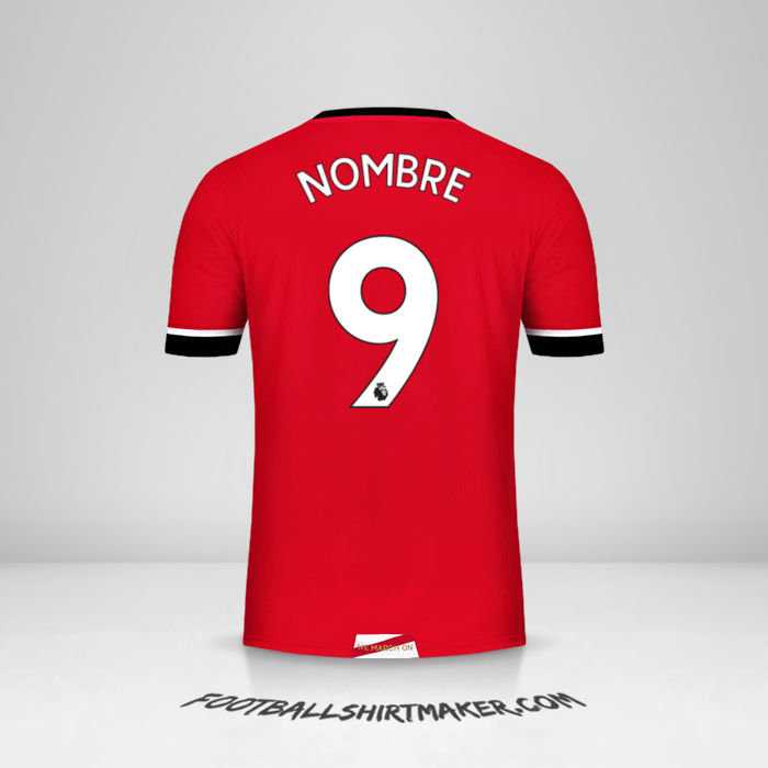 Camiseta Southampton FC 2020/21 -  nombre - 9