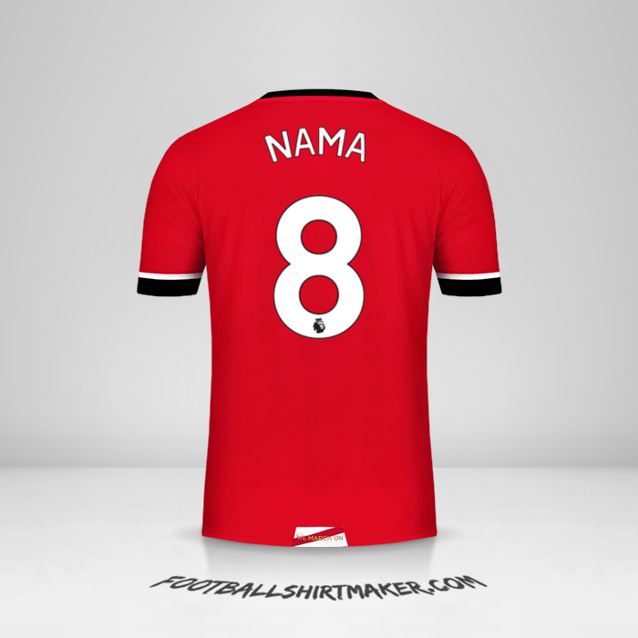 Jersey Southampton FC 2020/21 -  nama - 8