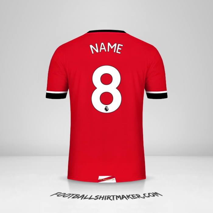 Shirt Southampton FC 2020/21 -  name - 8