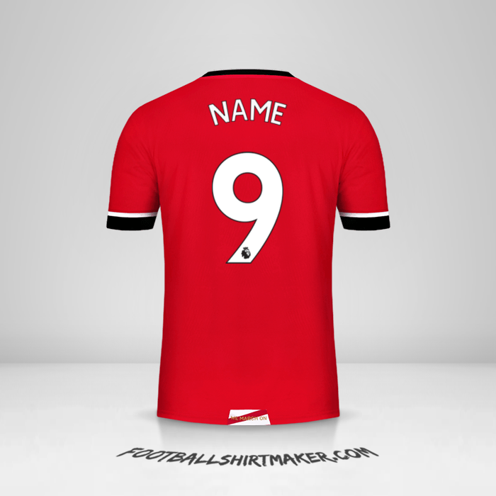 Shirt Southampton FC 2020/21 -  name - 9