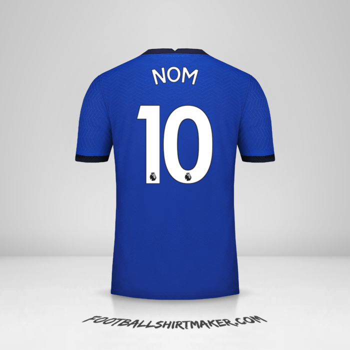 Maillot Chelsea 2020/21 -  nom - 10