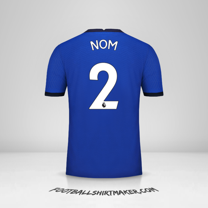 Maillot Chelsea 2020/21 -  nom - 2