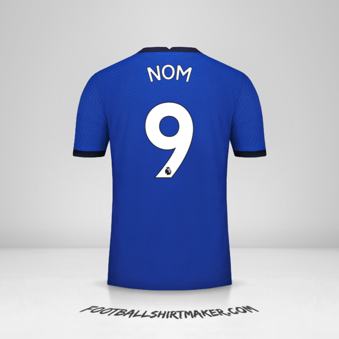 Maillot Chelsea 2020/21 -  nom - 9