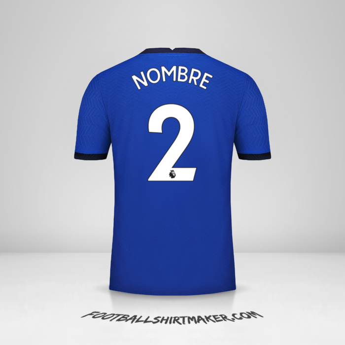 Jersey Chelsea 2020/21 -  nombre - 2