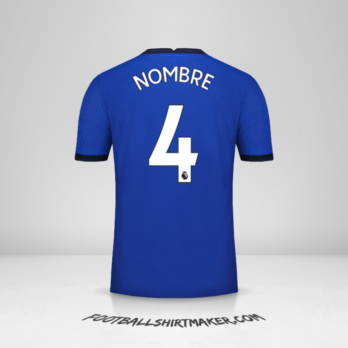 Jersey Chelsea 2020/21 -  nombre - 4