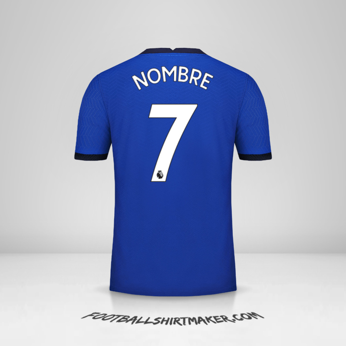 Jersey Chelsea 2020/21 -  nombre - 7