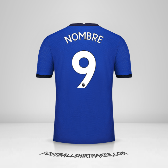 Jersey Chelsea 2020/21 -  nombre - 9