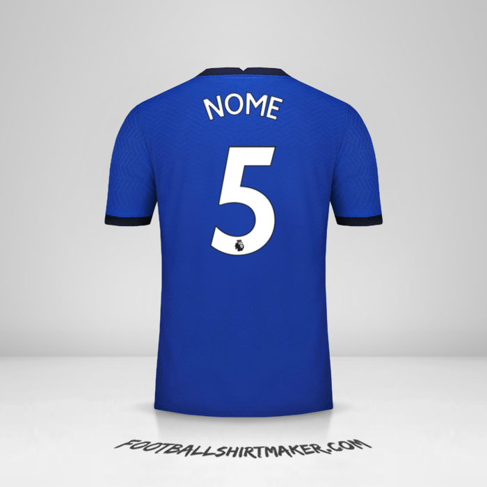Camisa Chelsea 2020/21 -  nome - 5