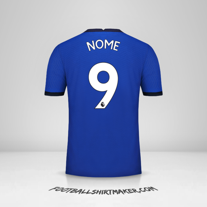 Camisa Chelsea 2020/21 -  nome - 9