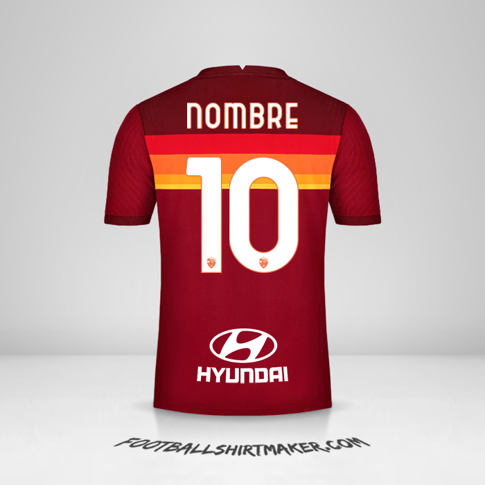 Jersey AS Roma 2020/21 -  nombre - 10