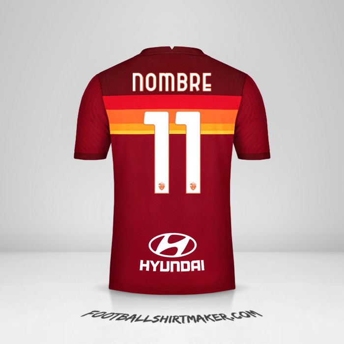 Jersey AS Roma 2020/21 -  nombre - 11