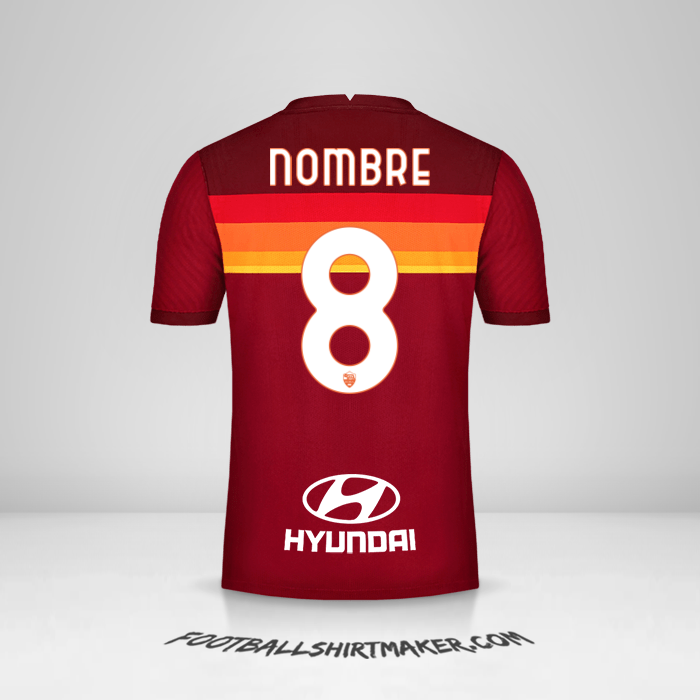 Camiseta AS Roma 2020/21 -  nombre - 8