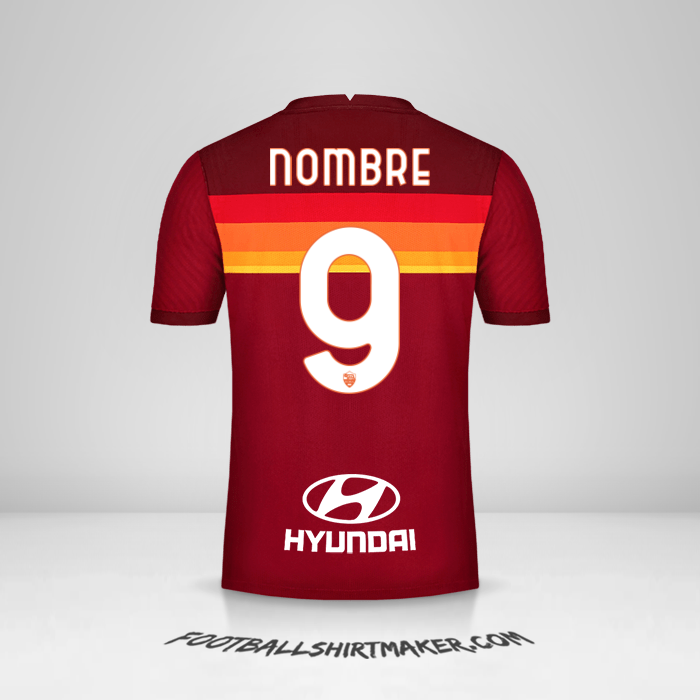 Jersey AS Roma 2020/21 -  nombre - 9
