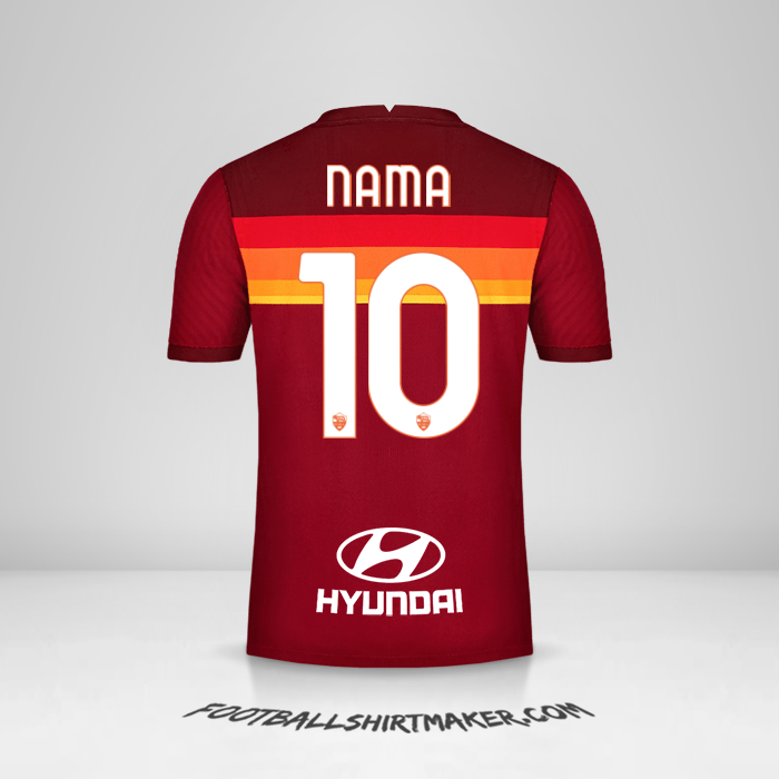 Jersey AS Roma 2020/21 -  nama - 10