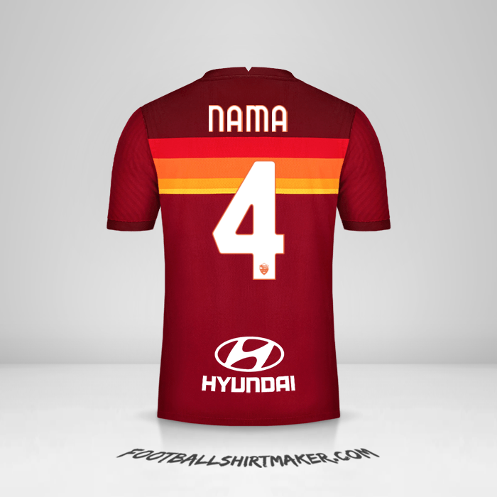 Jersey AS Roma 2020/21 -  nama - 4