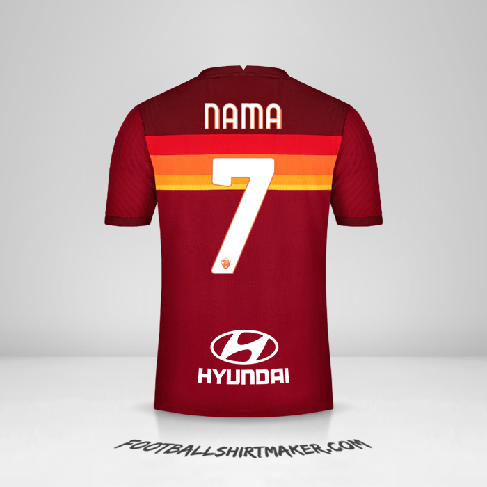 Jersey AS Roma 2020/21 -  nama - 7