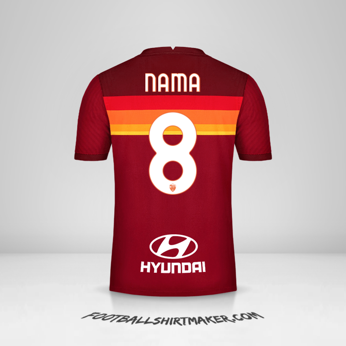 Jersey AS Roma 2020/21 -  nama - 8