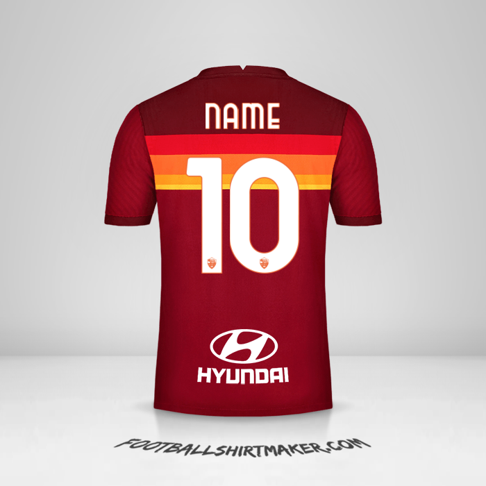 Jersey AS Roma 2020/21 -  name - 10