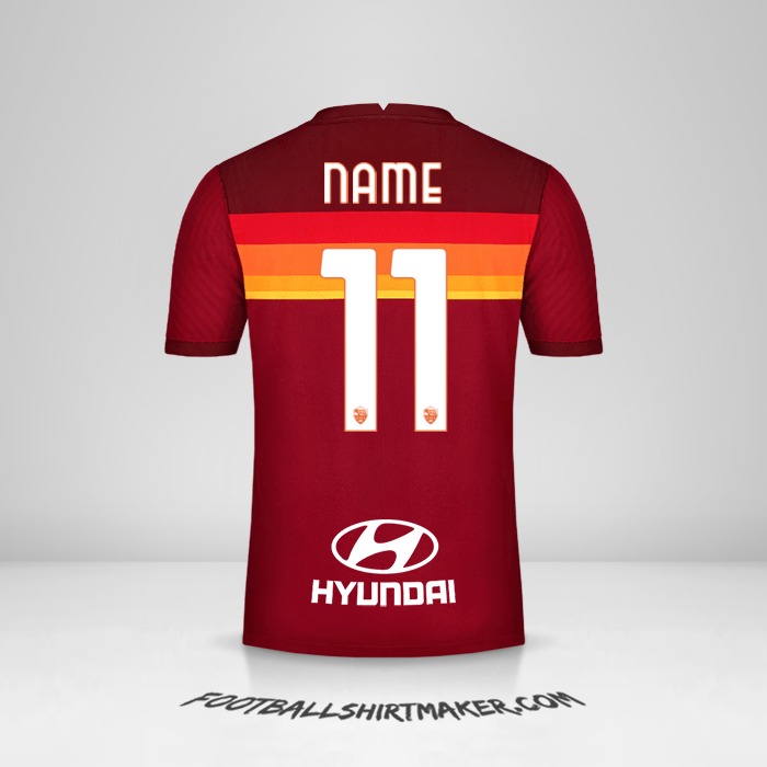 Shirt AS Roma 2020/21 -  name - 11