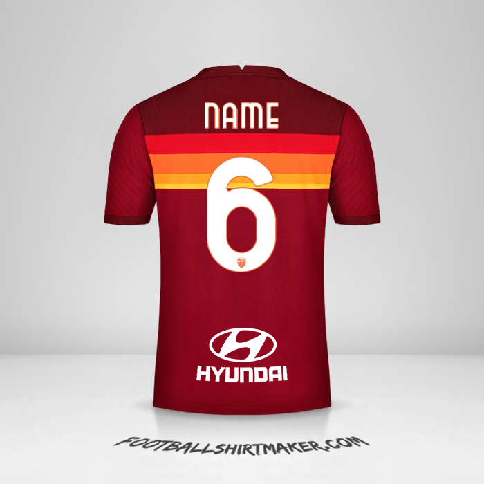Trikot AS Roma 2020/21 -  name - 6