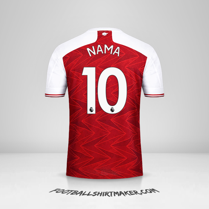 Jersey Arsenal 2020/21 -  nama - 10