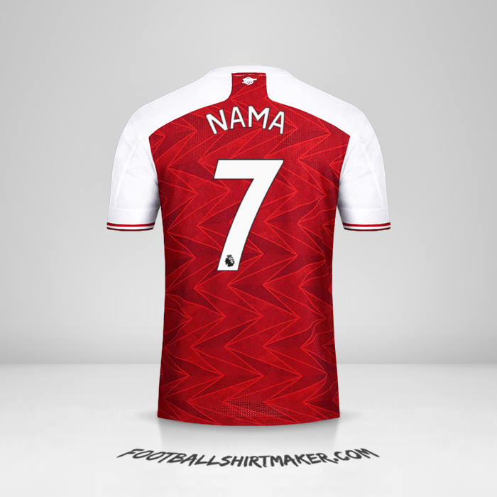 Jersey Arsenal 2020/21 -  nama - 7