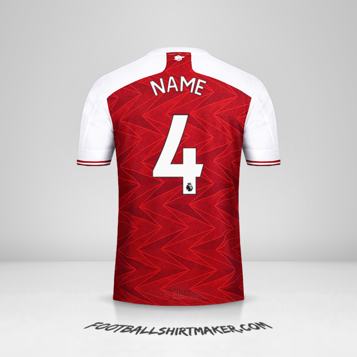 Shirt Arsenal 2020/21 -  name - 4