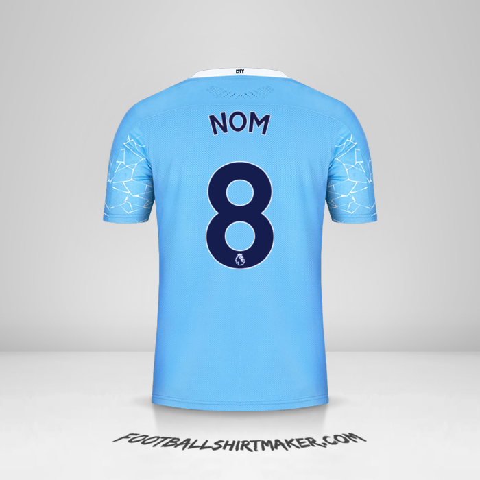 Maillot Manchester City 2020/21 -  nom - 8