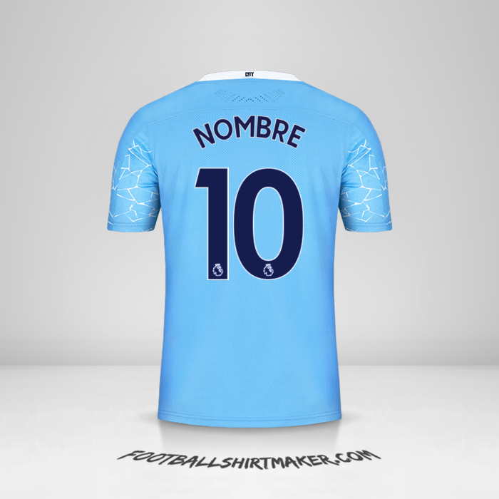 Jersey Manchester City 2020/21 -  nombre - 10