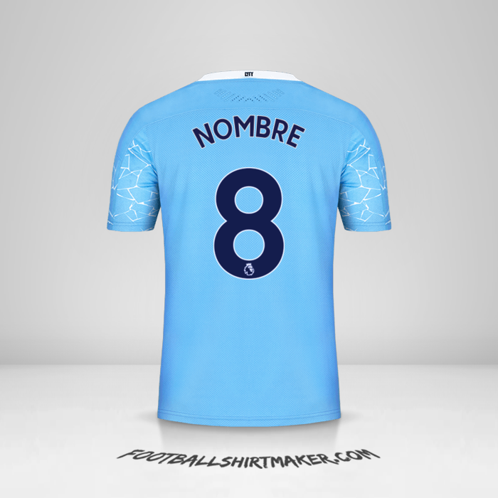Camiseta Manchester City 2020/21 -  nombre - 8