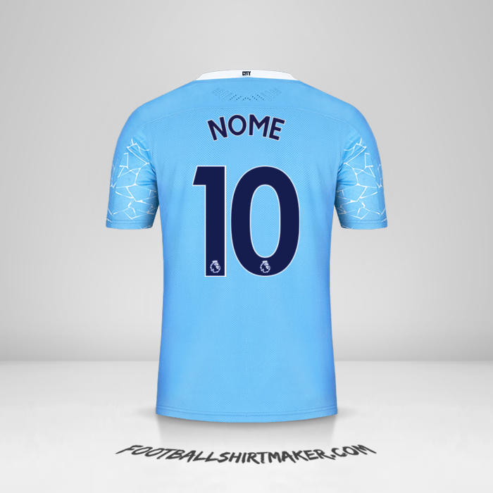 Maglia Manchester City 2020/21 -  nome - 10