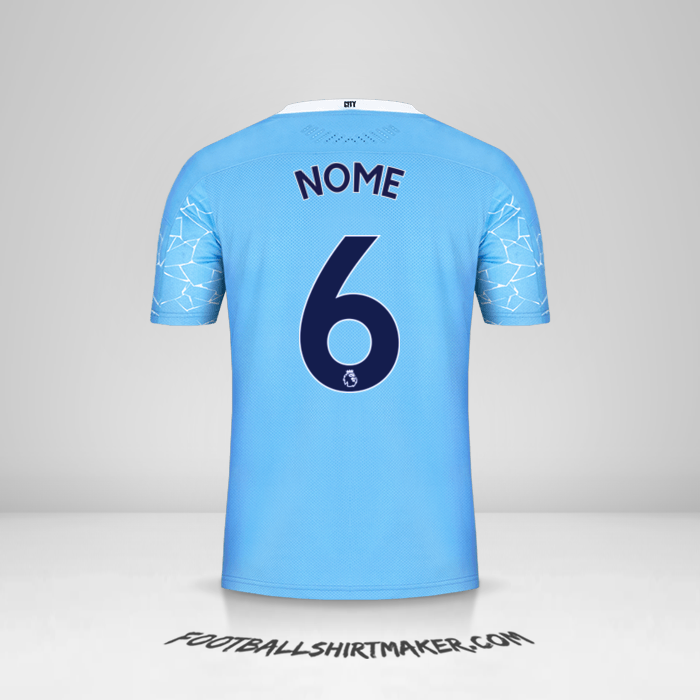 Camisa Manchester City 2020/21 -  nome - 6