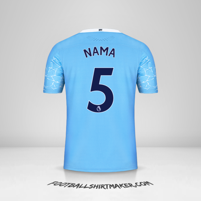 Jersey Manchester City 2020/21 -  nama - 5