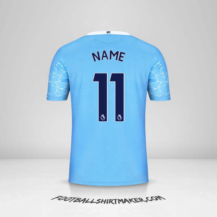 Jersey Manchester City 2020/21 -  name - 11