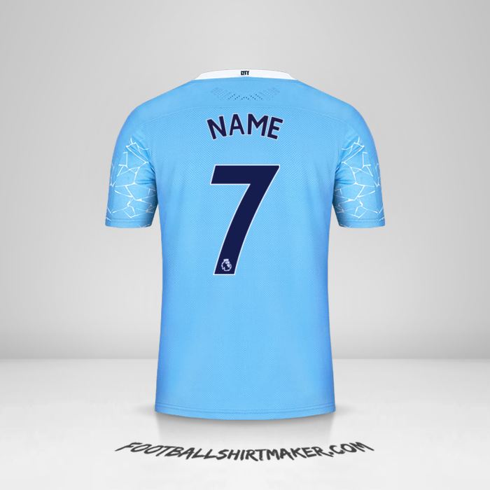 Trikot Manchester City 2020/21 -  name - 7