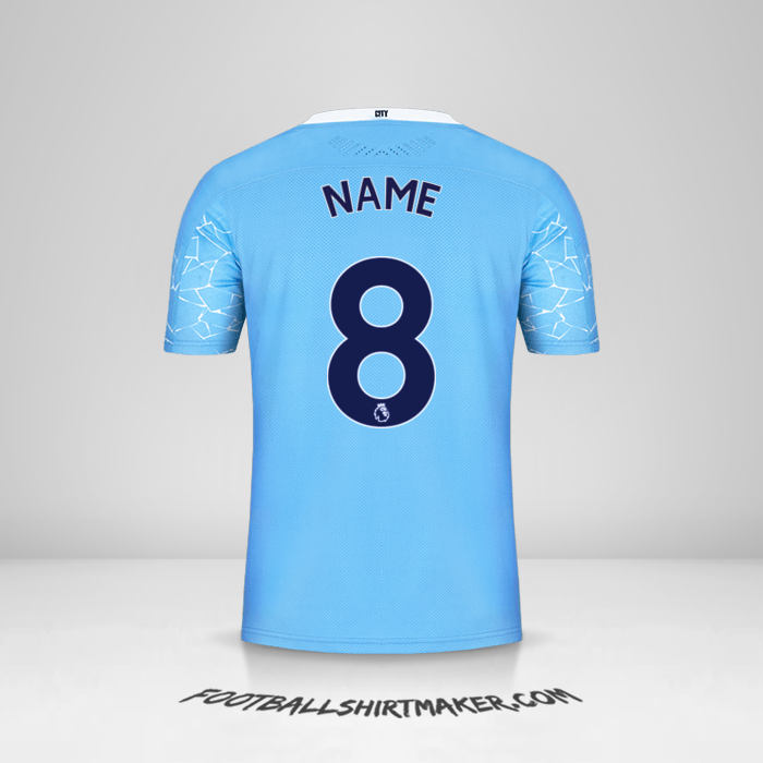 Jersey Manchester City 2020/21 -  name - 8