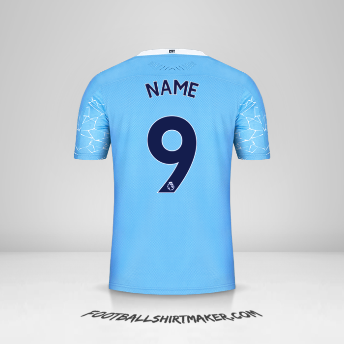 Trikot Manchester City 2020/21 -  name - 9