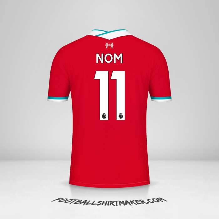 Maillot Liverpool FC 2020/21 -  nom - 11