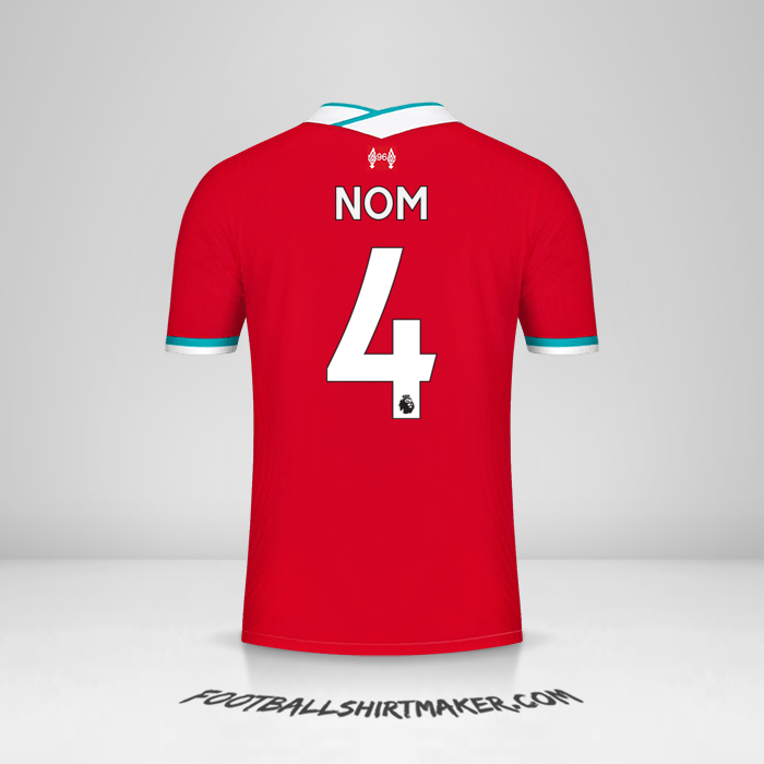 Maillot Liverpool FC 2020/21 -  nom - 4
