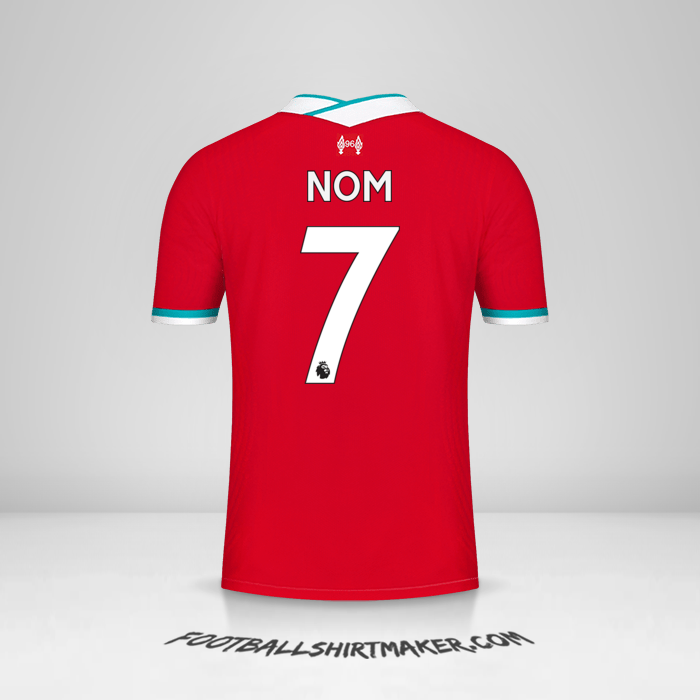 Maillot Liverpool FC 2020/21 -  nom - 7